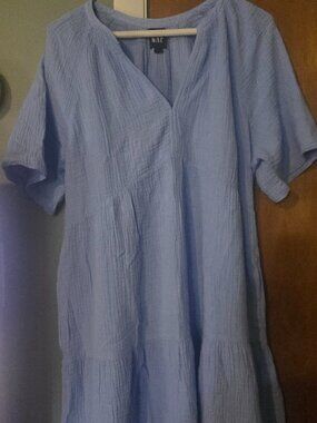 GAP Blue Summer Gauze Dress